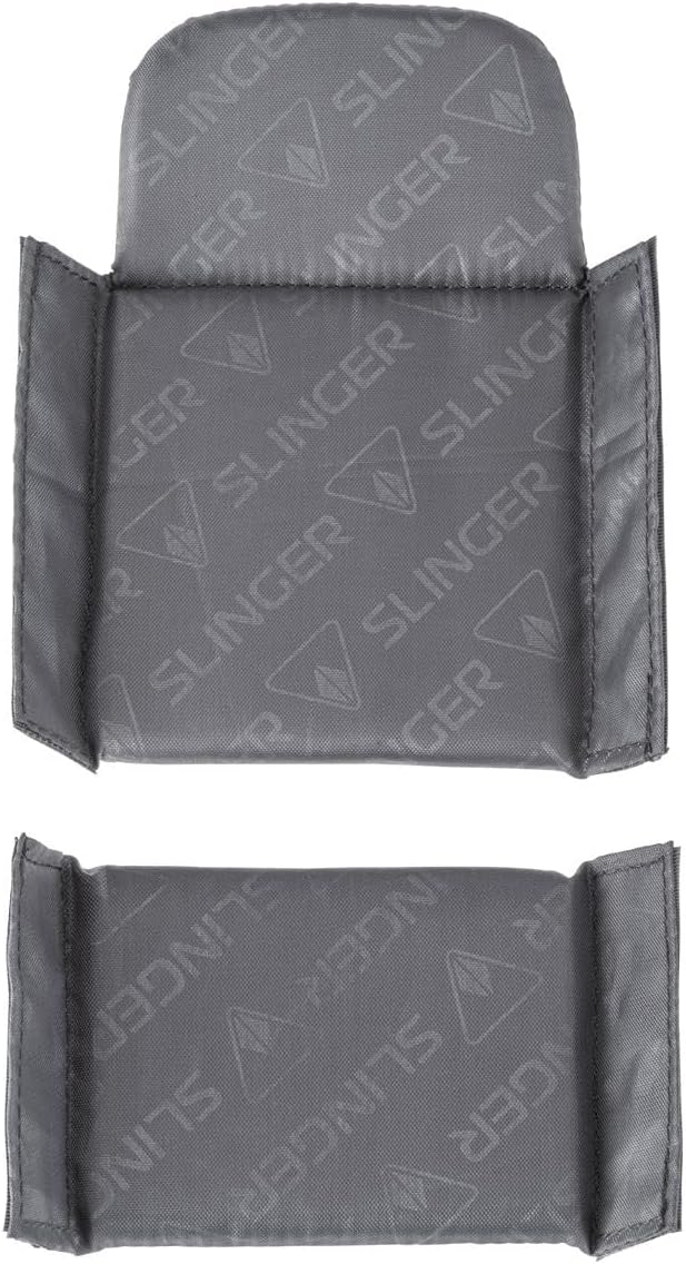 SLINGER Alpine 140 Multi-Device Shoulder Bag, Camera Bag, Customizable, Portable, Fits Mirrorless with 17-85mm Attached Lens, Compact Drone, Flash, Black - Image 7