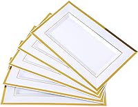 Vista 8 de 12 Pcs White Plastic Serving Trays, 14''x9'' Rectangle Dessert Trays for Dessert Table, Party Food Display Set Disposable Platters Cookie Cupcake