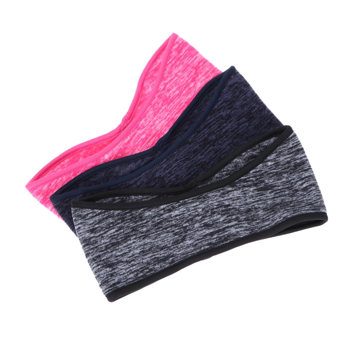 VALICLUD 6pezzi Fascia Fleece per Orecchie Scaldamuscoli Antiscivolo per Corsa e Yoga di Blu per attività Outdoor