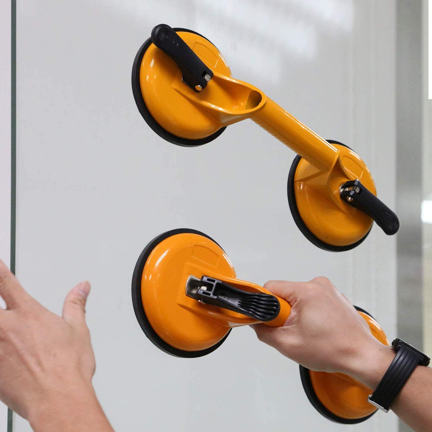 Buy XUMAKI Glass Suction Cup Heavy Duty Aluminum Vacuum Plate Handle