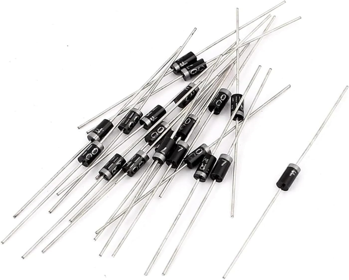 1A 1000V Diodes FR107 axia-l Leaded Rectifier Schottky 20 Pcs huanleism