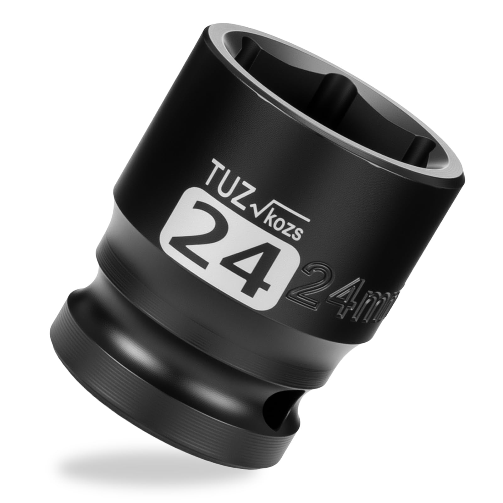 1/2 Inch Drive 24mm Shalllow Metric 6 Point CR-MO Impact Socket