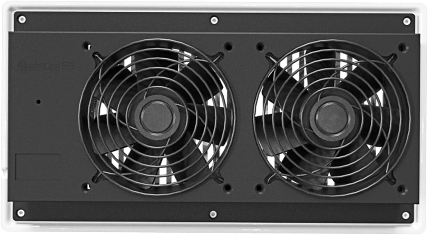 Quietcool Register Booster Fan for 6" x 12" Registers - Smart App Control - Quiet Vent Fan with Auto Thermostat - 10 Speeds