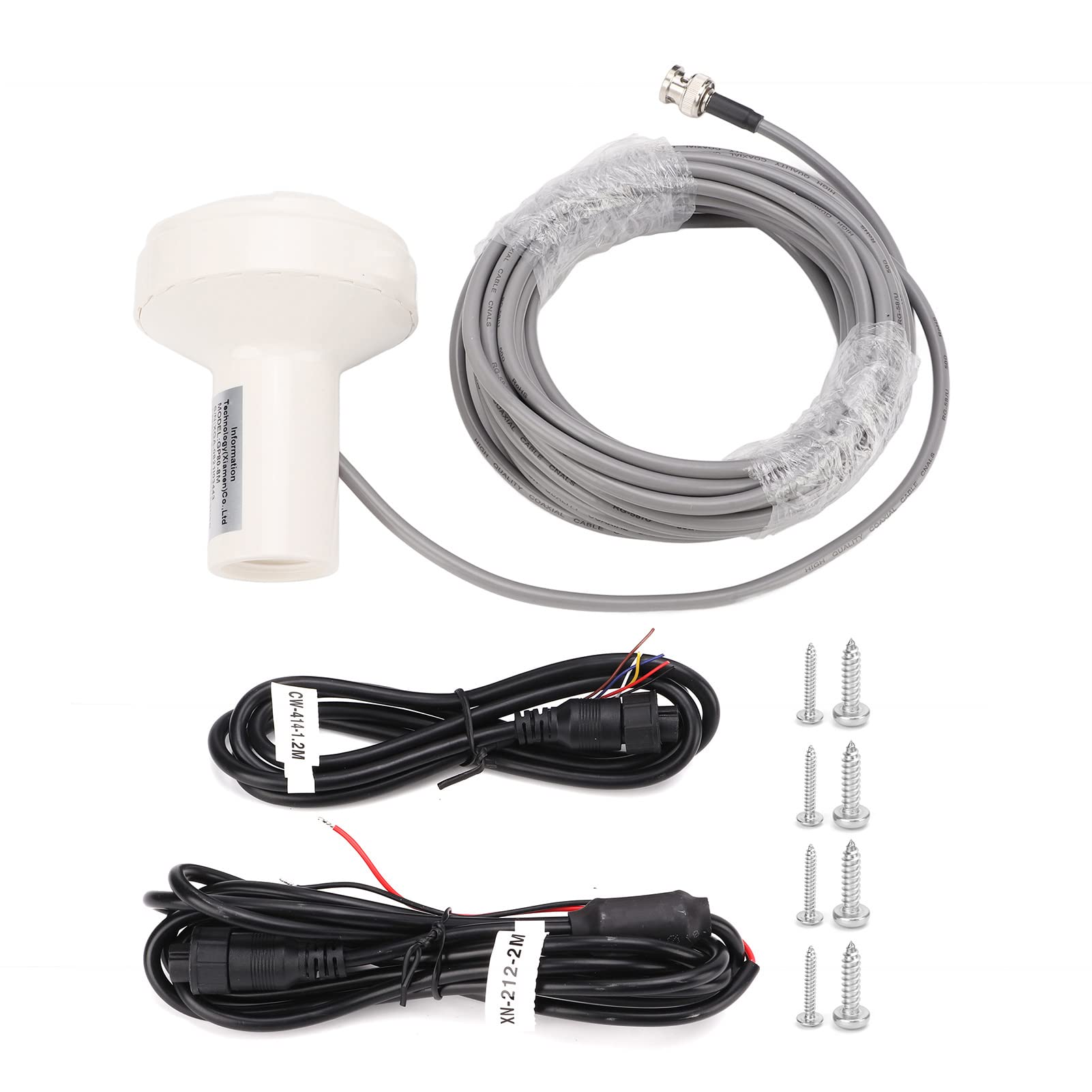 Aramox Traceur GPS Marin XF-608, Transpondeur AIS avec Système de Carte Double, Antenne GNSS, IPX6 Étanche