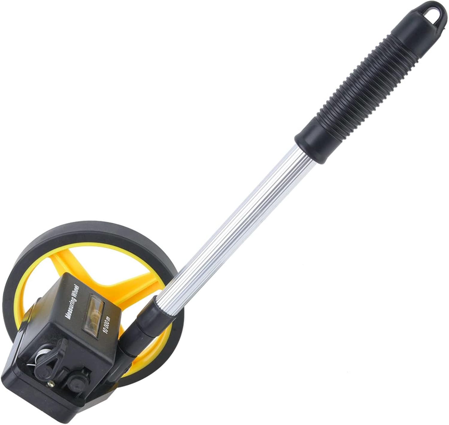 POCREATION Distance Measuring Wheel, Digital 0-9999.9m Range with Telescopic Handle, Feet and Meter Measurement