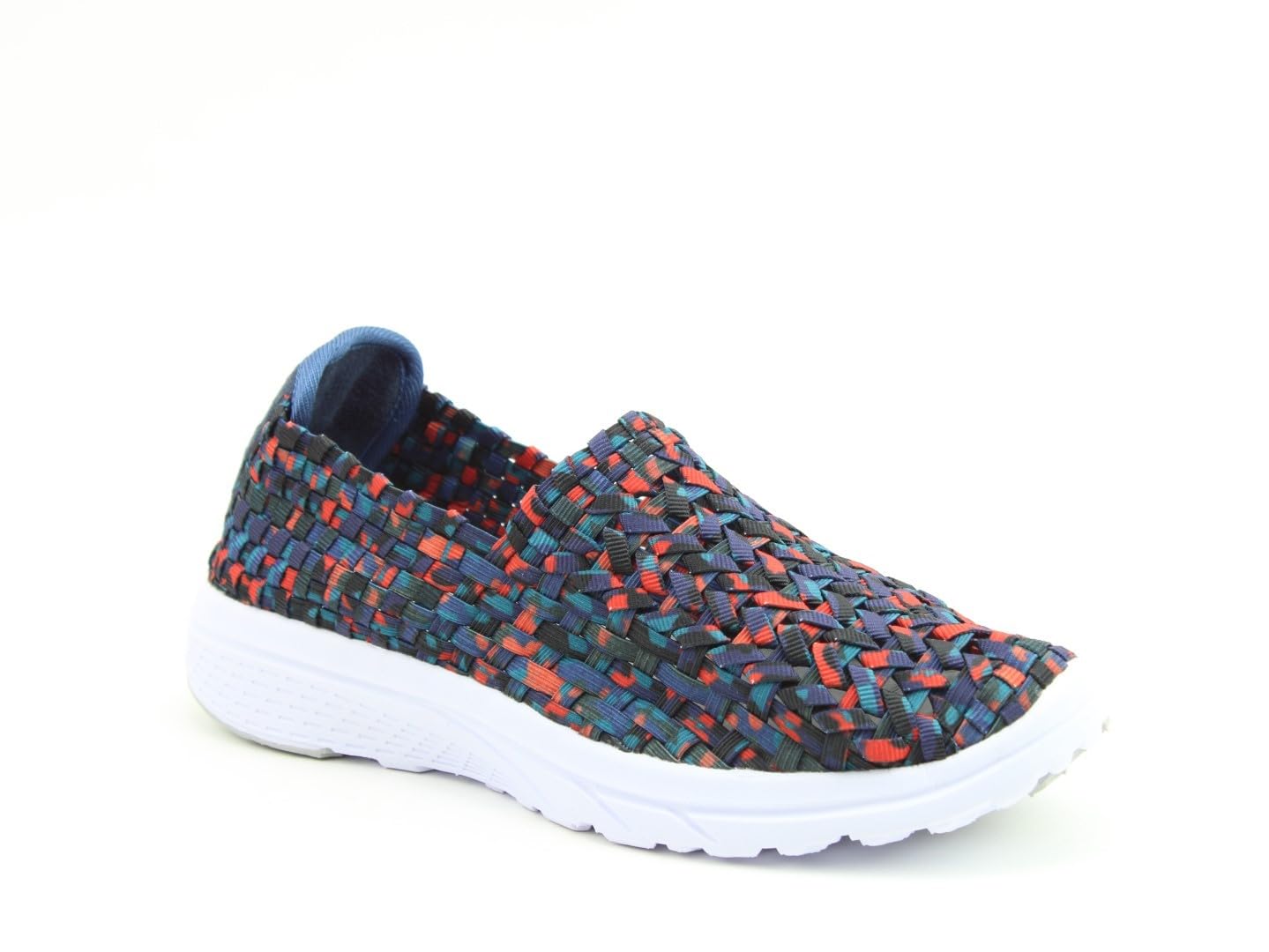 Heavenly Feet Slip On Casual Woven Trainer Lekkie letnie buty sportowe na plażę