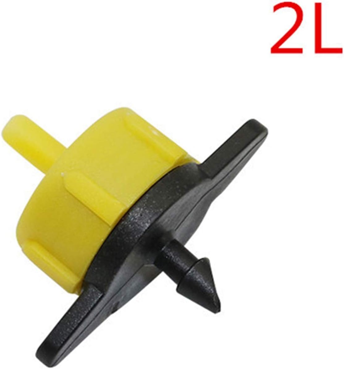 Gardening Irrigation Dripper Lawn Irrigation Steady Flow Dripper Sprinkler Irrigation Agricultural Tools Garden Irrigation Steady Flow Dripper 100 Pieces (Color : Yellow)