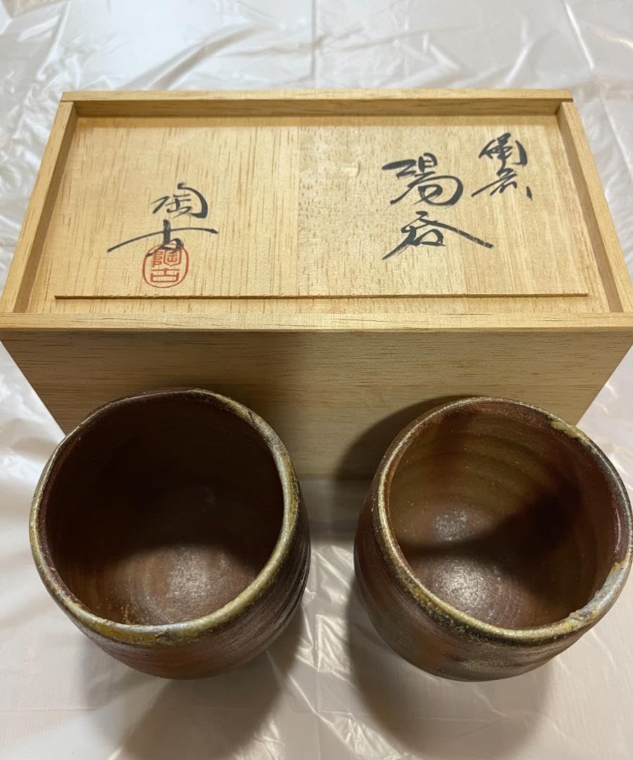 小西陶古 備前焼 - : 桟切 | 湯呑 Yahoo!オークション 湯呑みセット総