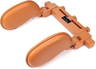 Car Headrest Pillow, Adjustable Car Seat Head Neck Support, Memory Foam Road Pal Headrest, U Shaped Kids Car Sleeping Pillow for Travel(Brown)