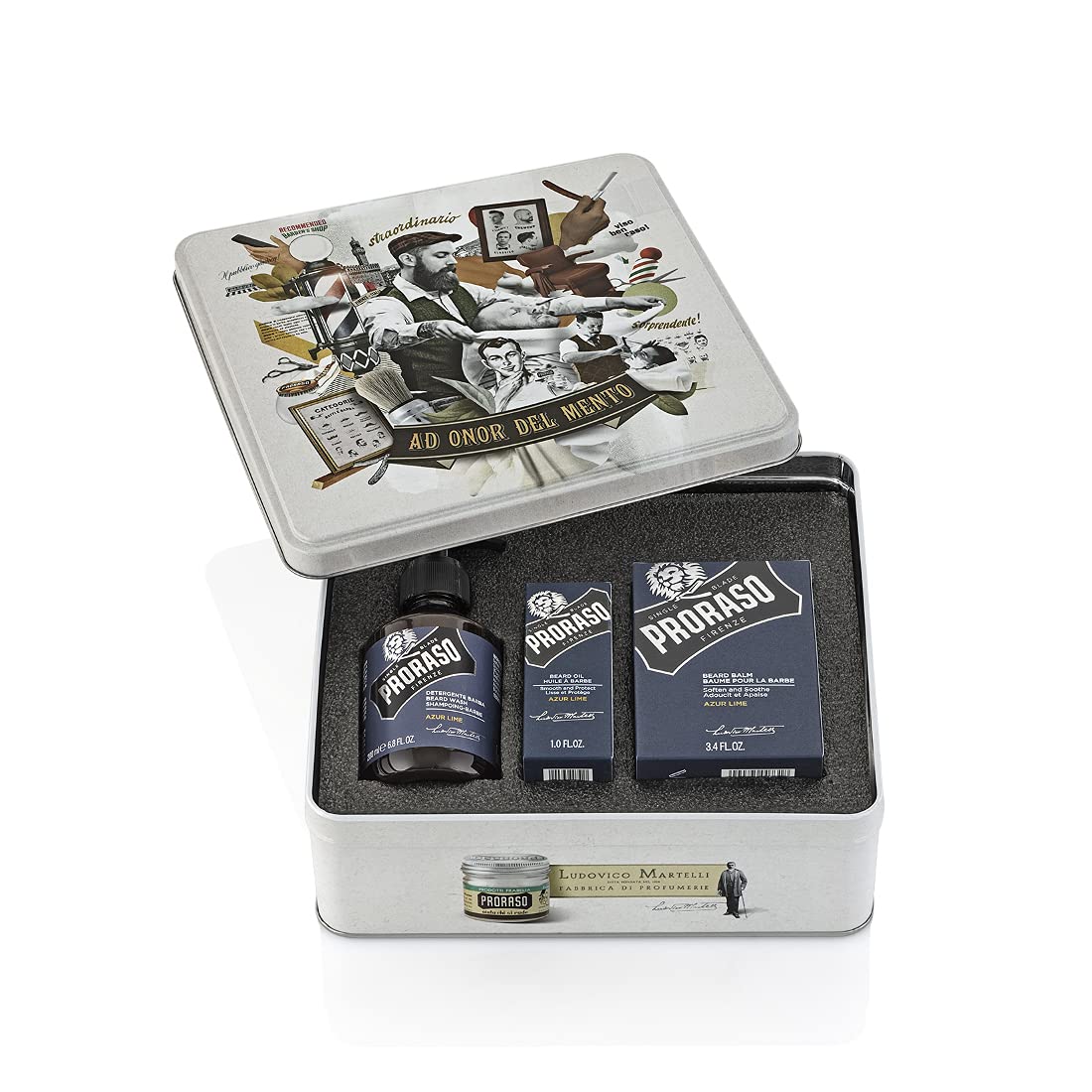 Azur Lime Beard Care 3-Piece Set