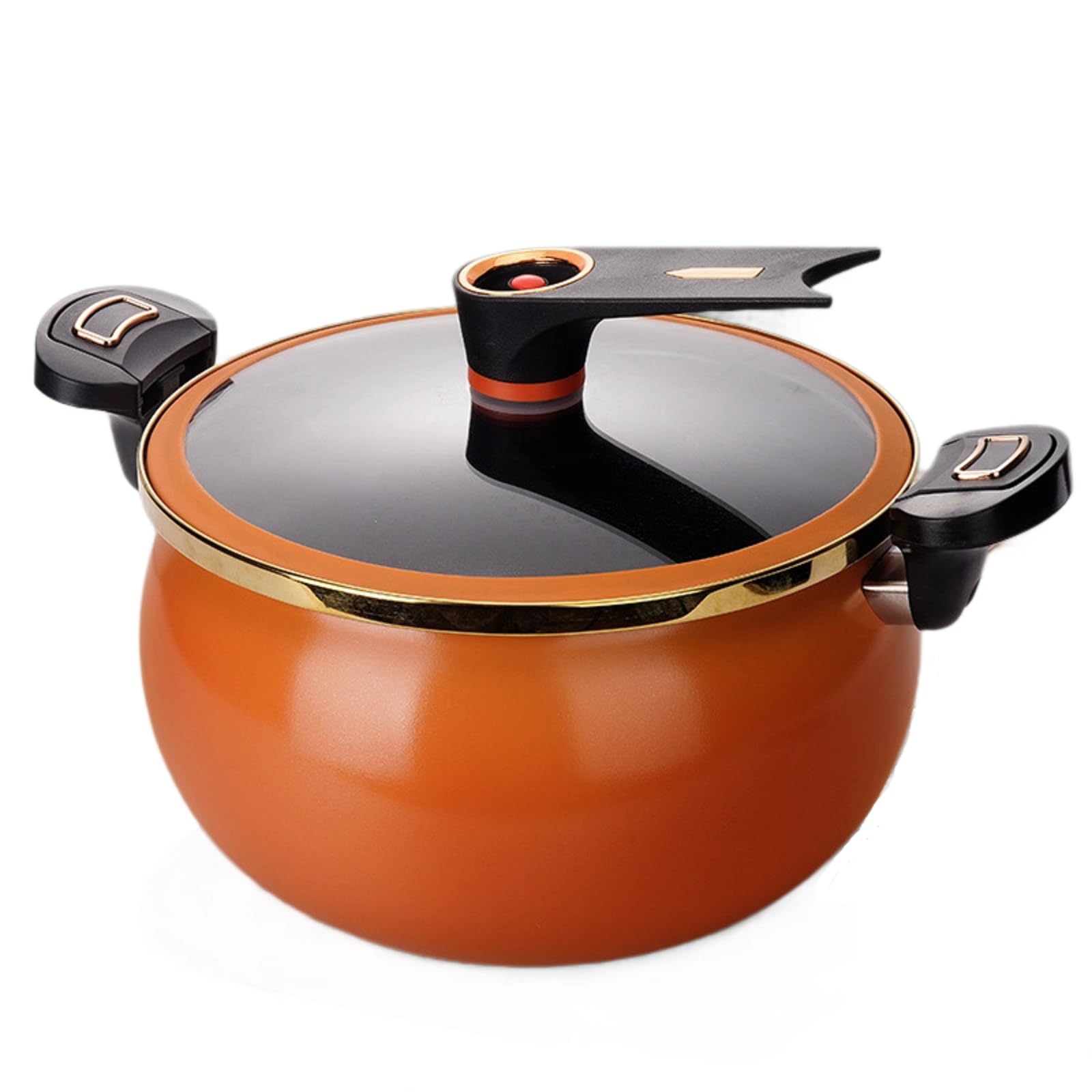 Garnki emaliowane ceramiczne 8L, wielofunkcyjny garnek do zupy z powłoką nieprzywierającą z pokrywką, uniwersalne naczynie kuchenne na kuchenkę gazową/płytę indukcyjną/elektryczną