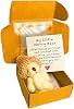 Small And Beautiful Mini Peluche,8.5cm Cute Soft Soft Mini Stuffed Bears With Exquisite Packaging,Fluffy Touch And Hugging,Cute Table Decoration (Brown/White/Pink) (White)