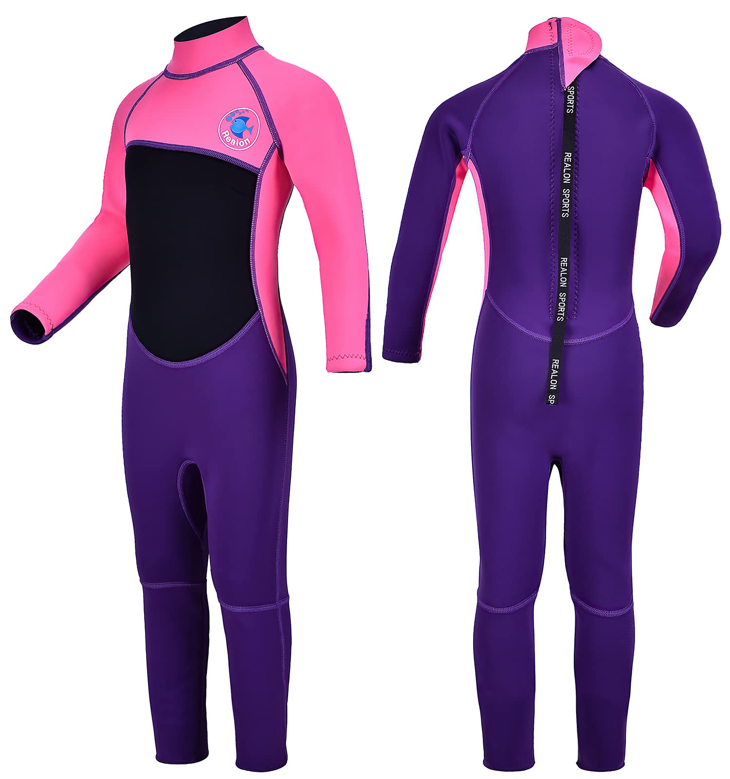 REALON Kids Wetsuit for Boys Girls  Fullsuit Small