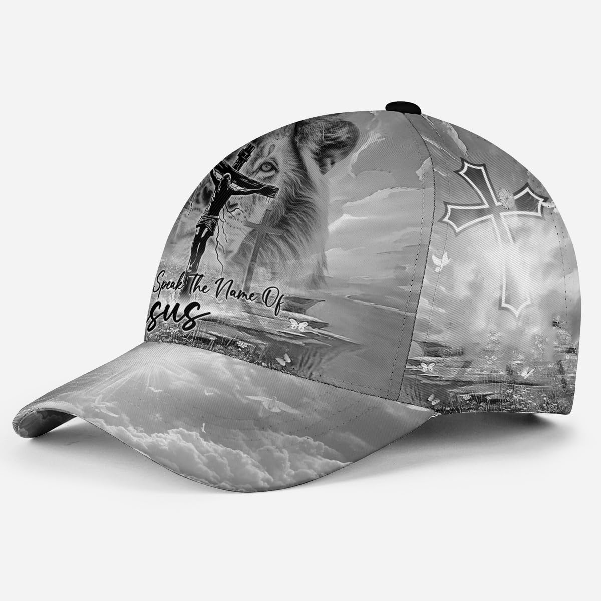 V-DECORPARKS Personalized Christian Hats for Men, Religious Graphic Mens Christian Trucker Hat, Jesus Hat Adjustable Snapback