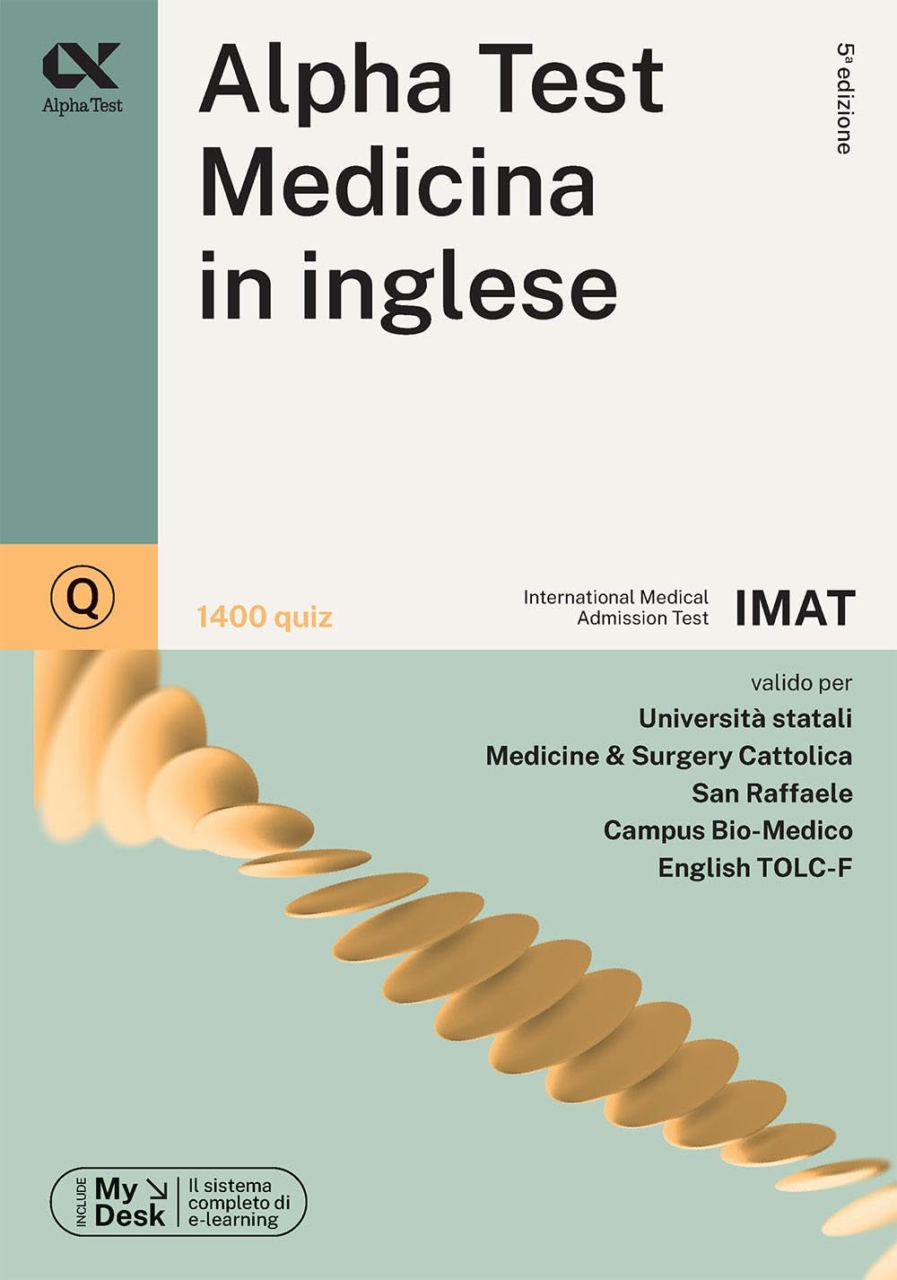 Alpha Test Medicina Inglese IMAT 2025-2026. Kit di preparazione. Con simulatore online (TestUniversitari)