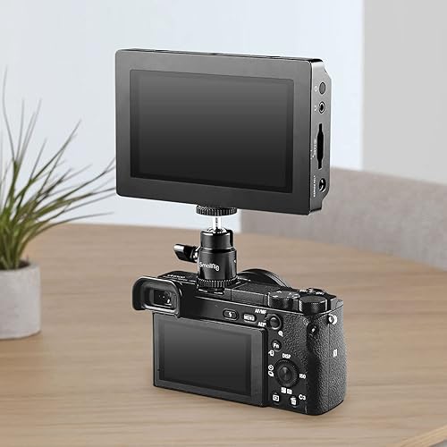 Miniatura 2 de SmallRig Soporte de zapata caliente para cámara de 14", trípode de cabeza esférica con tornillo adicional de 14", paquete de 2 piezas - 2059