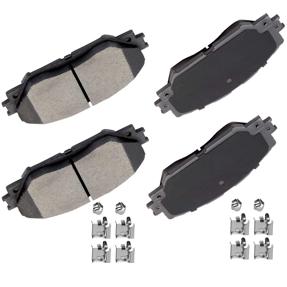 cciyu D1210 Brake Pads w/Hardware Front Disc Brake Pad Set