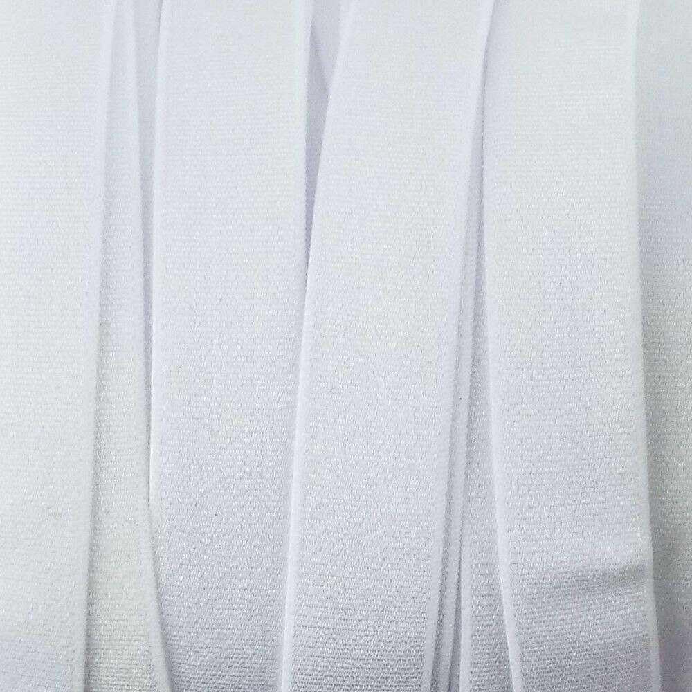 10mm Satin Elastic Soft Feel Lingerie Bra Strap 12 Colours BUY 1 2 or 4m 902D, 01 White, 4 Metres