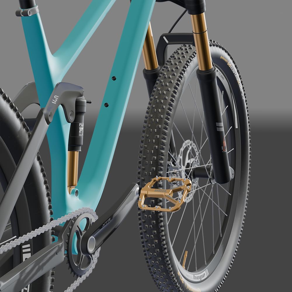 Ryzr Flat Pedale für MTB | Superleichte Flatpedals fürs Mountainbike | In 9 Farben | Superleicht: 320gr. pro Paar