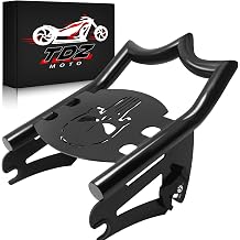 Detachable Luggage Rack for Harley Touring Street Glide Road King Road Glide Electra Glide 2009-2025 (D-09-25 Black Rack-2)