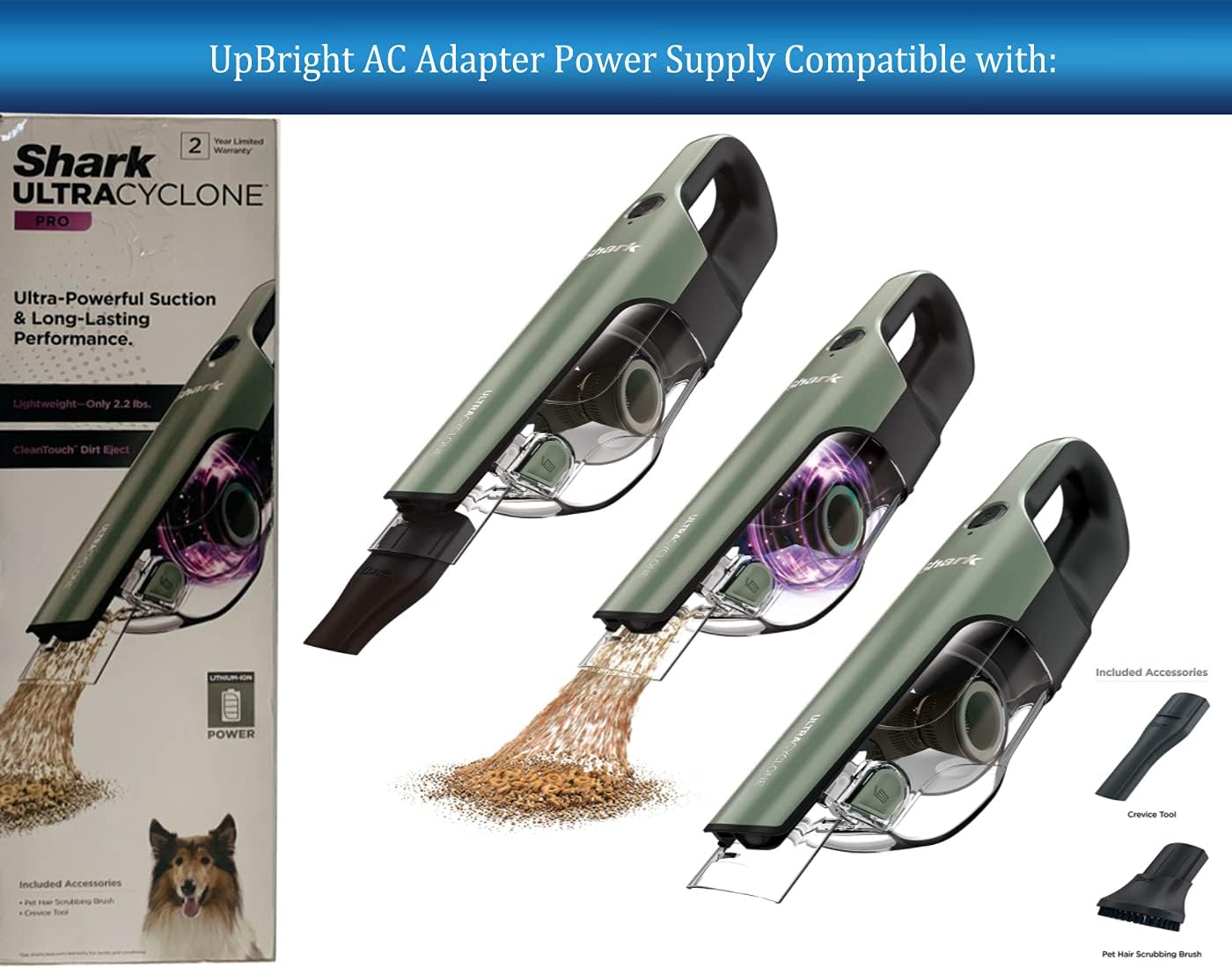 Amazon.com: UpBright 9.6V AC/DC Adapter Compatible with Shark