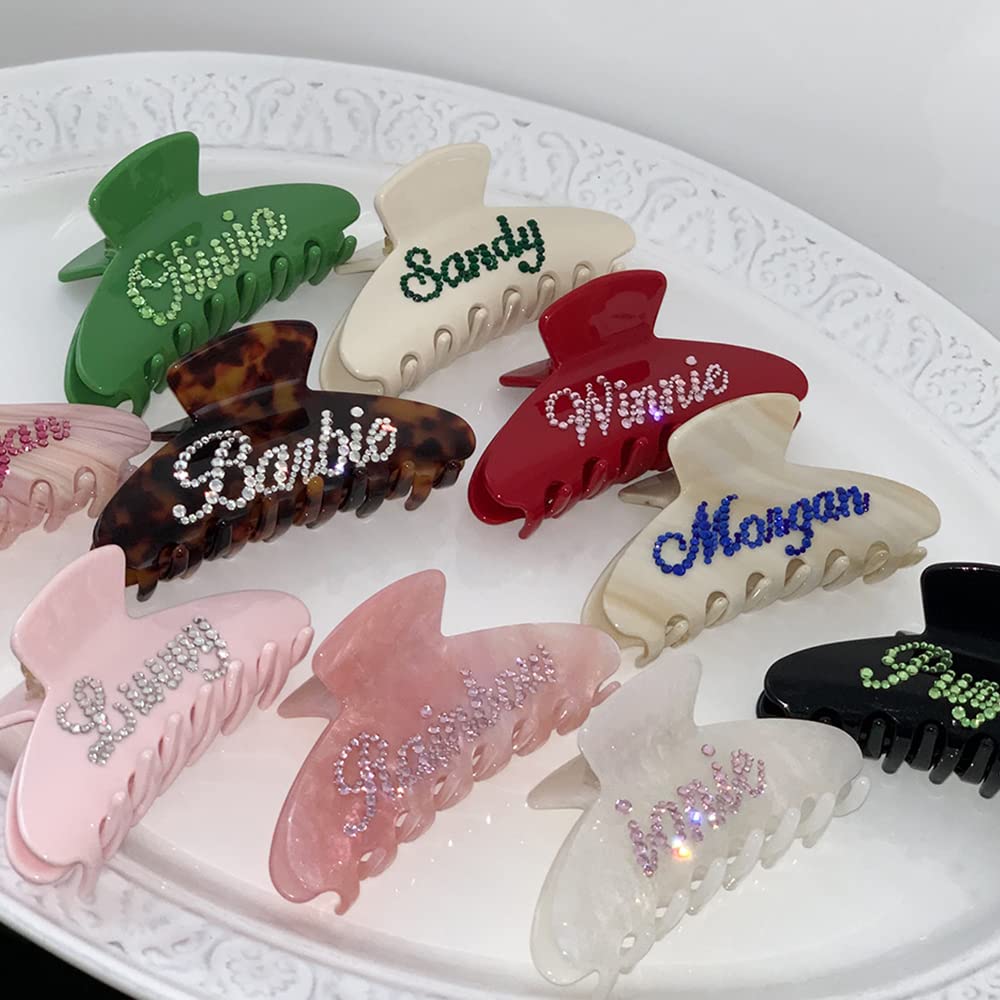 Amazon.com : Custom Name Hair Claw Clips for Woman, Big Non  display picture 1