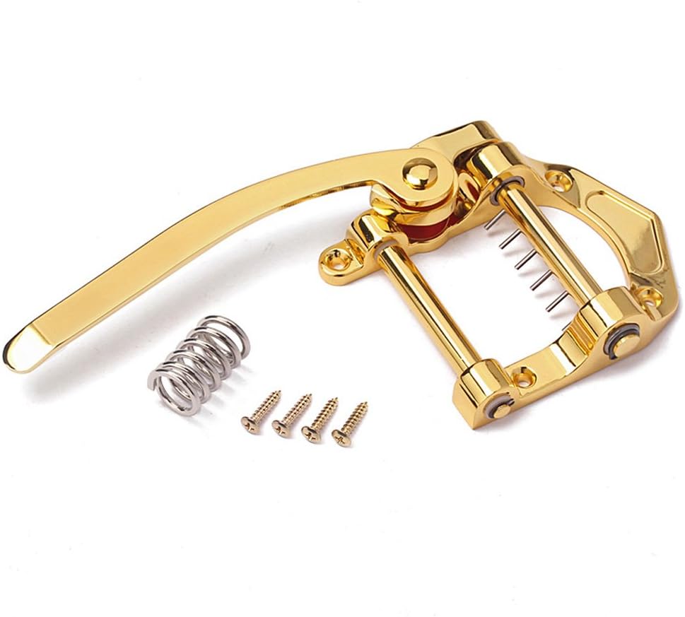 Vibrato Tremolo Tailpiece for SG Tele Les Paul LP Electric Guitar (Golden)