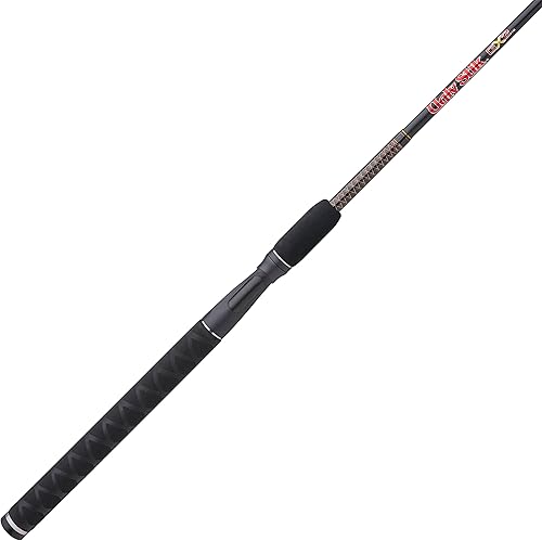 Vista 12 de Ugly Stik 6’6” GX2 Spinning Rod, Three Piece Spinning Rod, 6-15lb Line Rating, Medium Rod Power, Moderate Fast Action, 1/8-5/8 oz. Lure