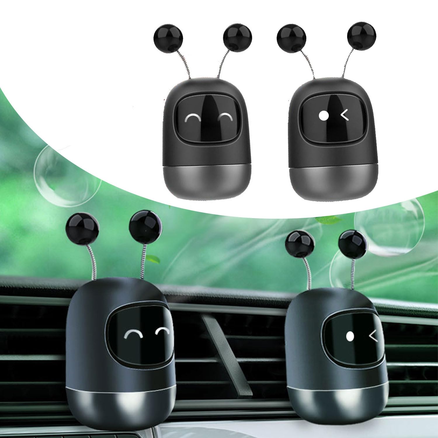 Gipoowaa 2 Pack Car Scents Diffuser with Vent Clips, for a Pleasant and Refreshing Travel Experience, Relieve Fatigue, Automotive Fragrance Decoration Accessories