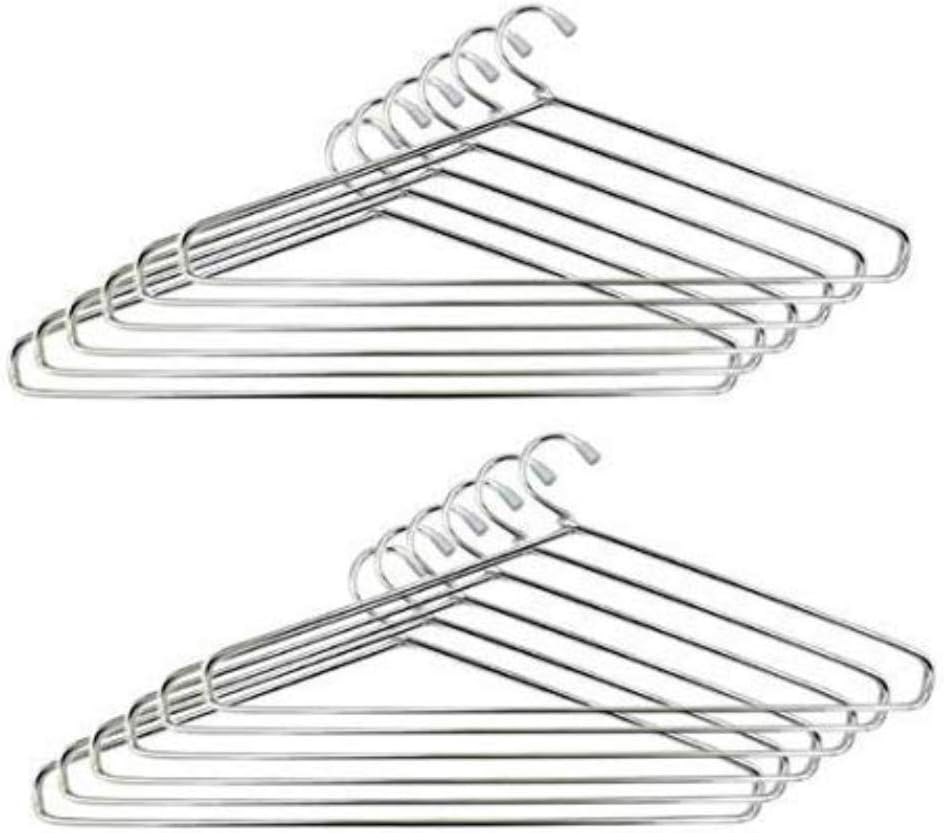 PP Taurus Multicpurpose Aluminium Clothes Hanger (Set of 12)