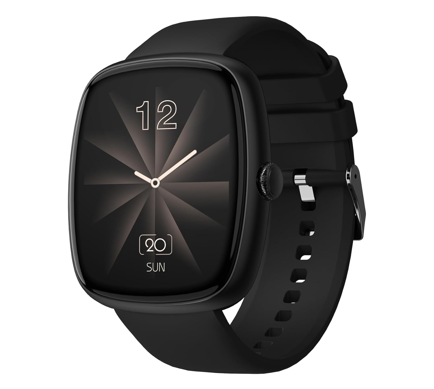 TIMEX iConnect Calling Ace+ 1.83″(4.6 cm) 3D UI Display with Functional Crown and BT Calling Smartwatch for Unisex – TWIXW1500T