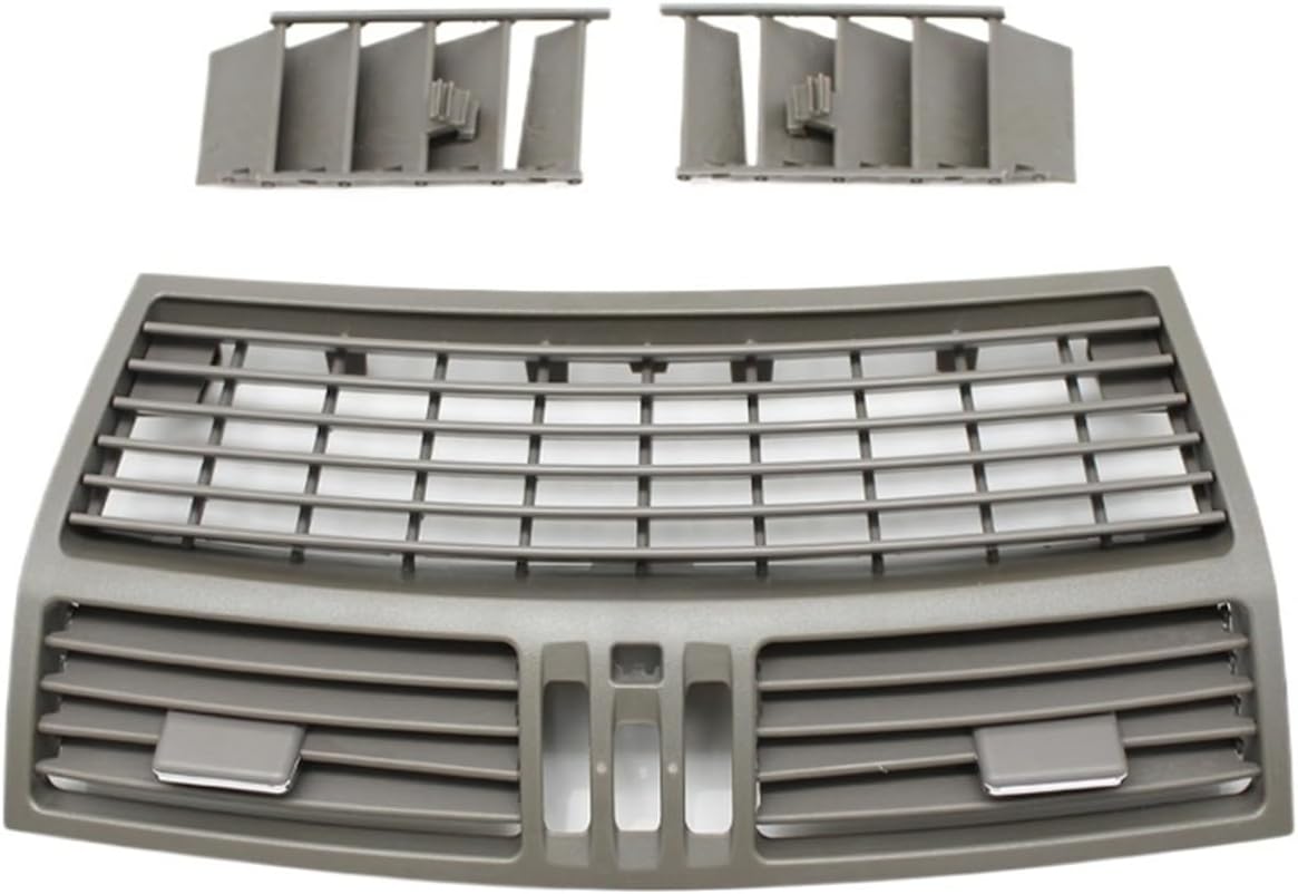 Automotive Air Conditioning Vents Car Front Dashboard Middle Vent Air Grille Panel Cover Fit For Bennz S Class W220 1998-2005 S300 S350 S500 nice-looking(Quartz Middle)