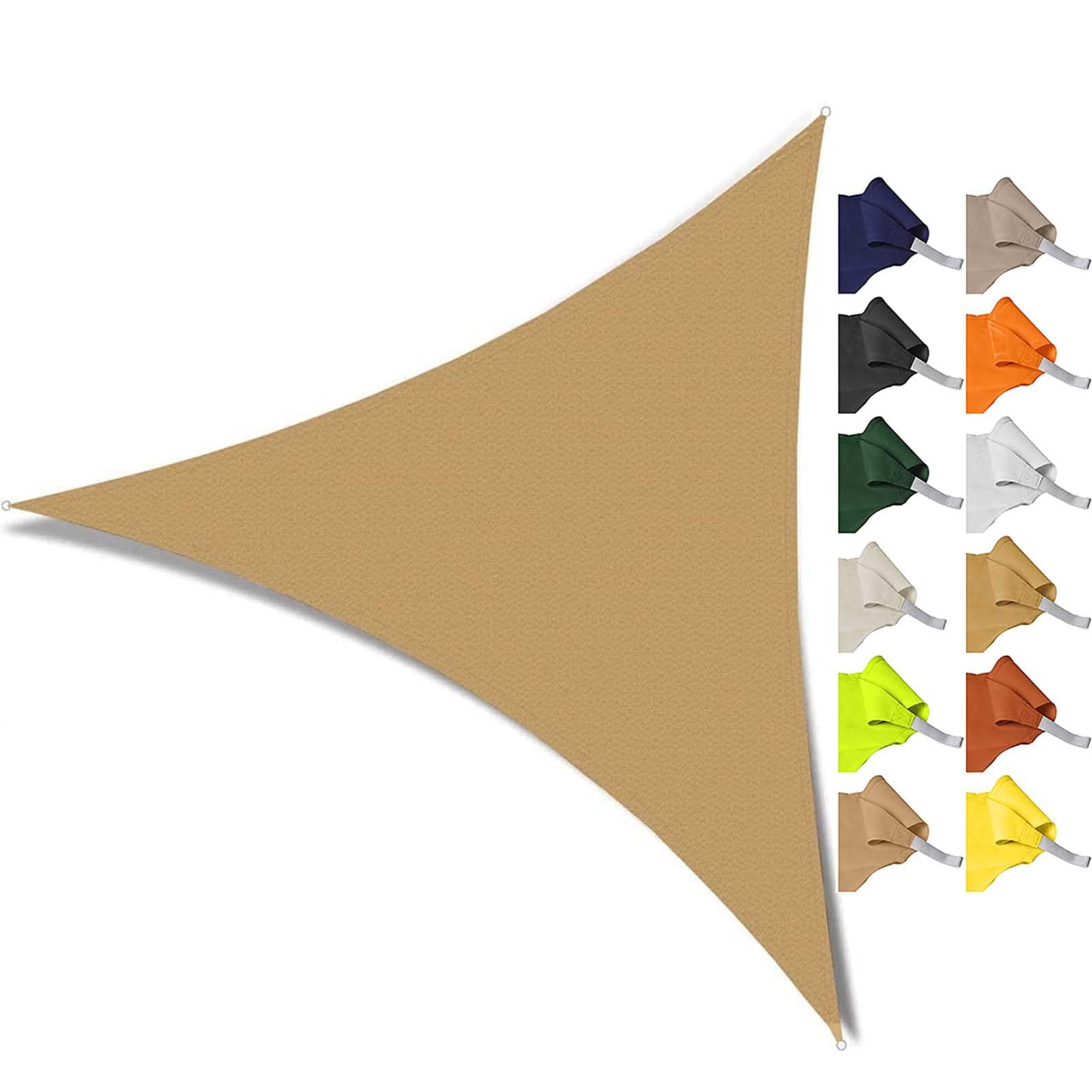 Voile d'ombrage triangulaire anti-UV et tissu imperméable