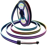 Vista 1 de ALITOVE Tira de luces de neón direccionables RGB WS2811, color de ensueño, arco iris, programable, luces LED digitales de píxeles de 16.4 pies, 540