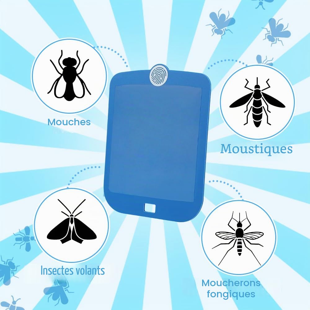 Lot de 15 cartouches de recharge compatibles avec piège à insectes volants Raid Essentials, cartouches de recharge extra adhésives pour piège à insectes volants pour une lutte efficace contre les