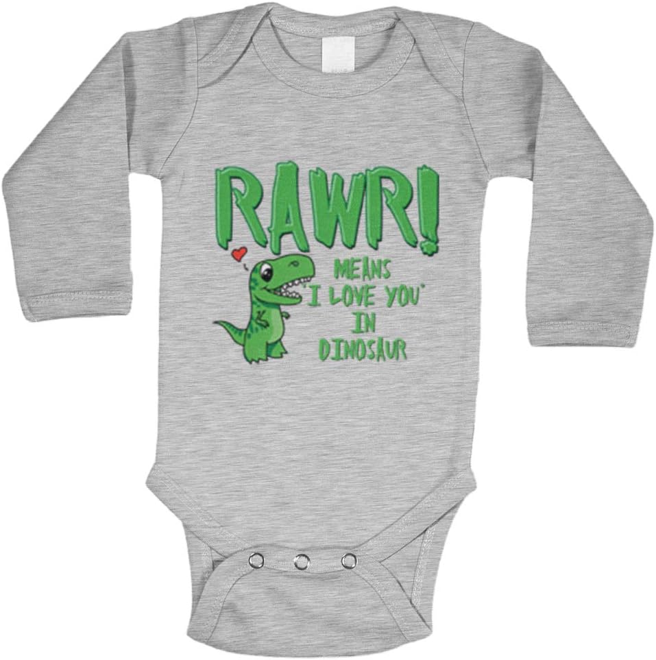 Rawr! Means I Love You in Dinosaur Bodysuit