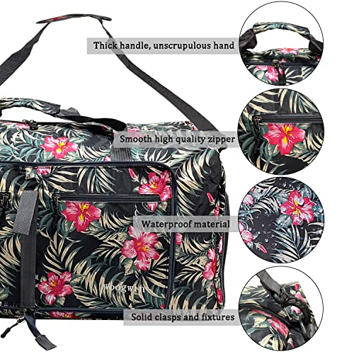 Image of Woogwin Travel Duffel Bag Large Foldable Waterproof Overnight Bag for Beach Swim Bags Pool Sports Gym