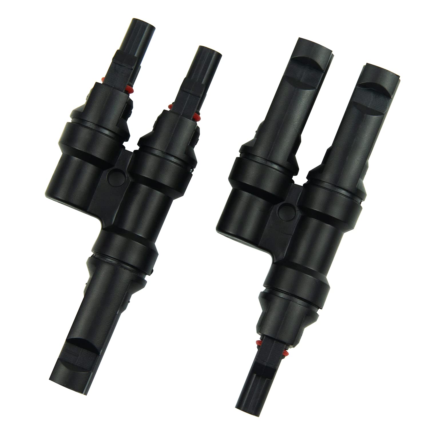 AUECOORSolar Branch Connectors Y Connector in Pair MMF+FFM for Parallel Connection Between Solar Panels