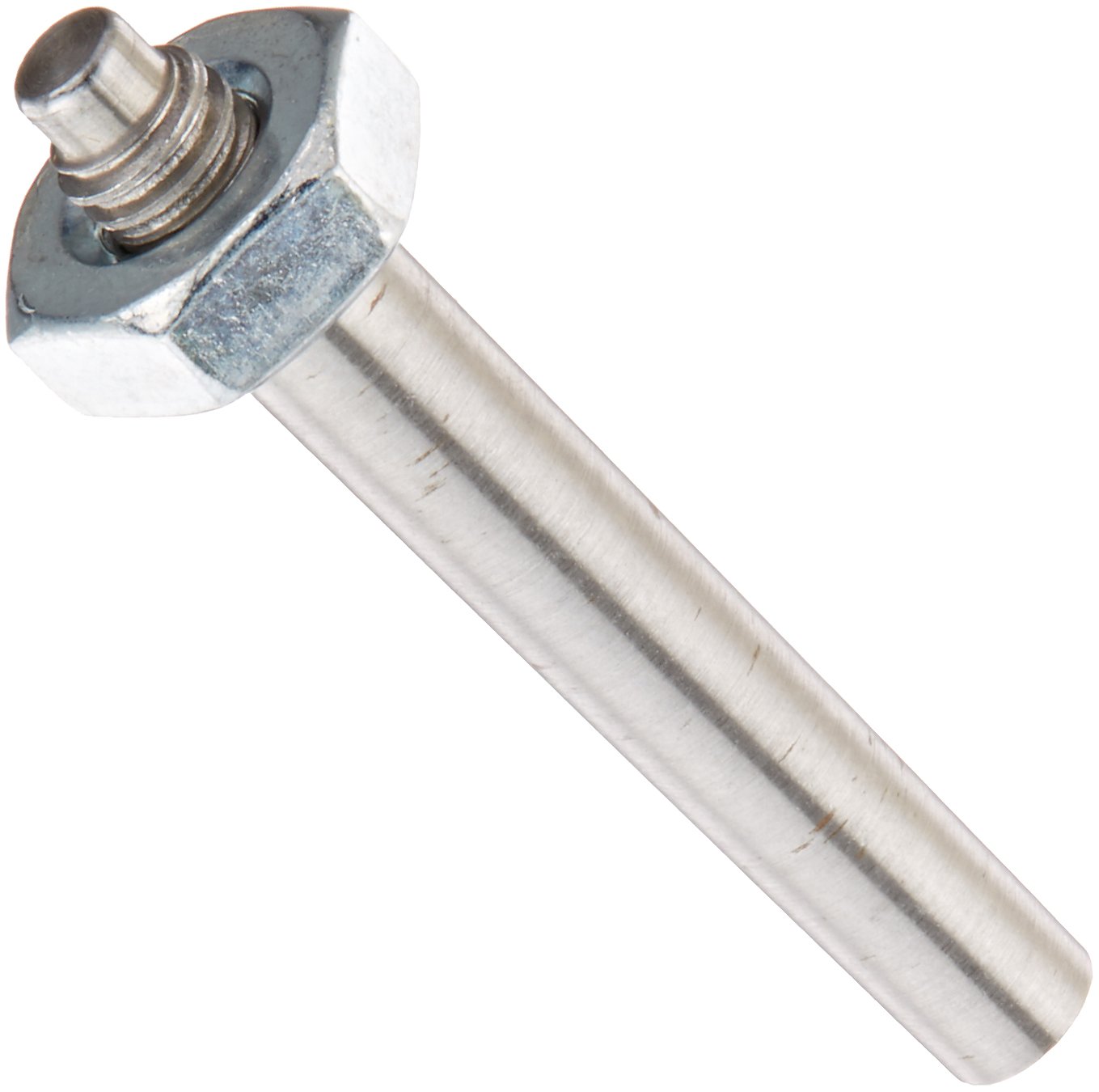 Steel Externally Threaded Taper Pin With Hex Nut, Plain Finish, Standard Tolerance, 1 Pin Size