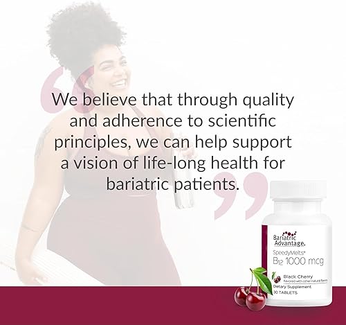Miniatura 7 de Bariatric Advantage B-12 Speedy Melts, suplemento de vitamina B12 de 1000 mcg, fusión rápida con 200 mcg de ácido fólico para apoyo nutricional,