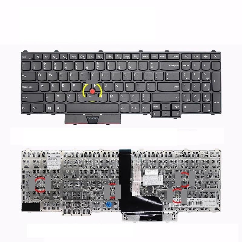 Clavier Thinkpad P50 P70 P51 P71 résistant pour réparer la panne de saisie de votre PC