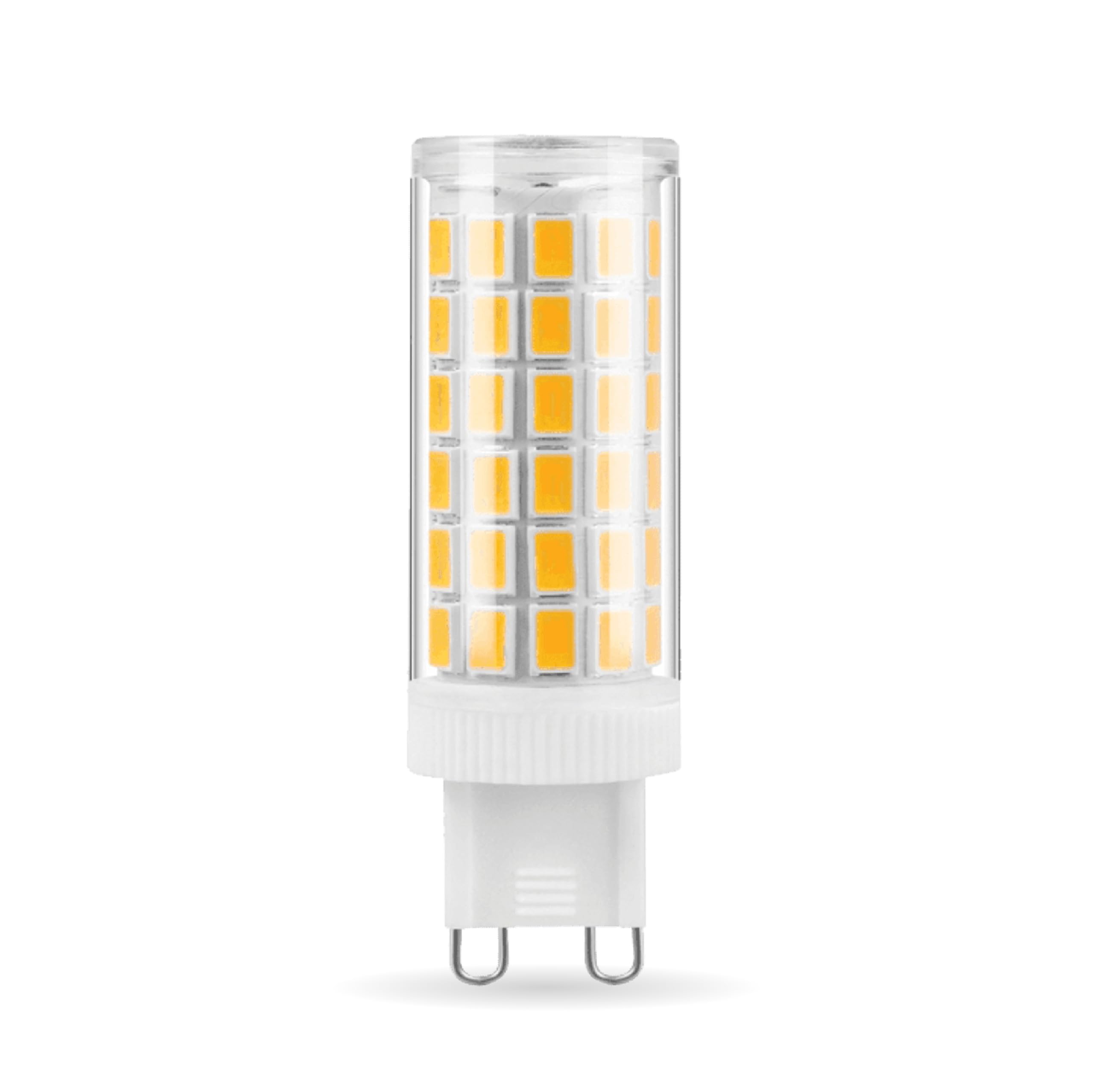 Goodlite 6W High-Efficiency LED G9 Bulb, Equal to 75W, Non-Dimmable, Warm White 3000K, 900 Lumens, Indoor Energy-Saving Decorative Light, Ideal for Chandeliers, Desk Lamps, and More, 1ct. (G-20197)