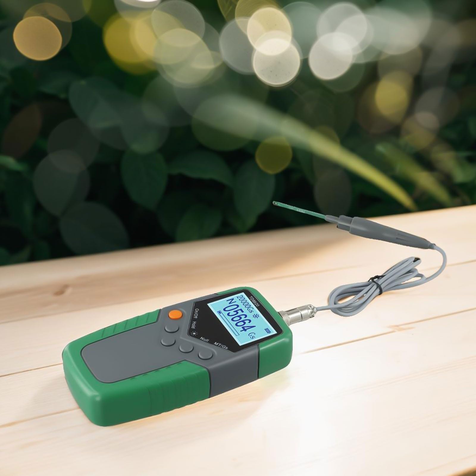 TD-8620 Digitales Gauß-Messgerät, 0–2400 mT, mit Metallsonde, hochpräziser Magnetfeld-Tester für Motoren, Magnete und industrielle Anwendungen, automatische Datenaufzeichnung