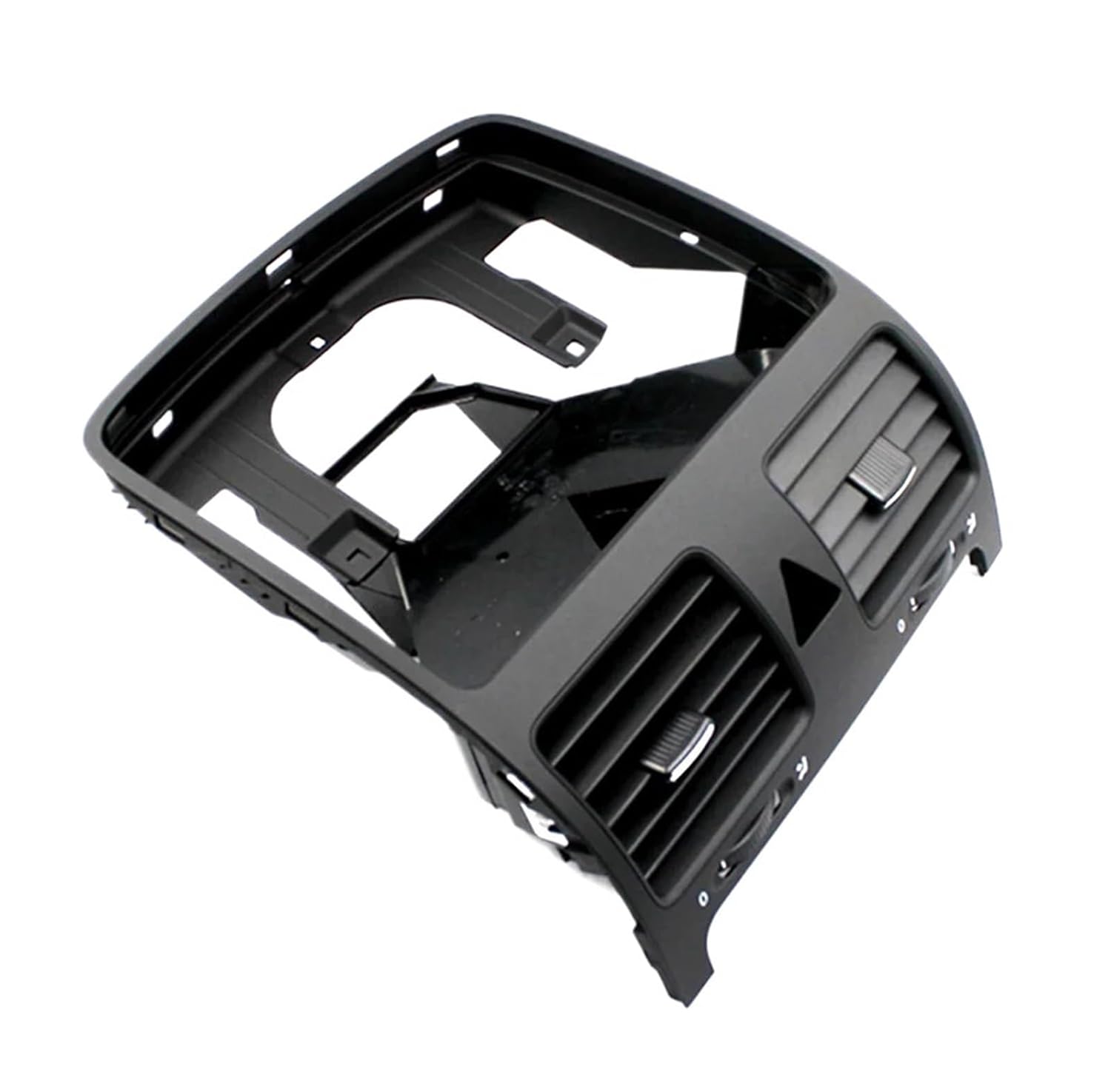 1pc Black Right Dashboard Air Conditioning Outlet Vent Double Flash Switch Fit for Jetta 5 Fit for MK5 GTI MKV Rabbit(Emergency Switch)