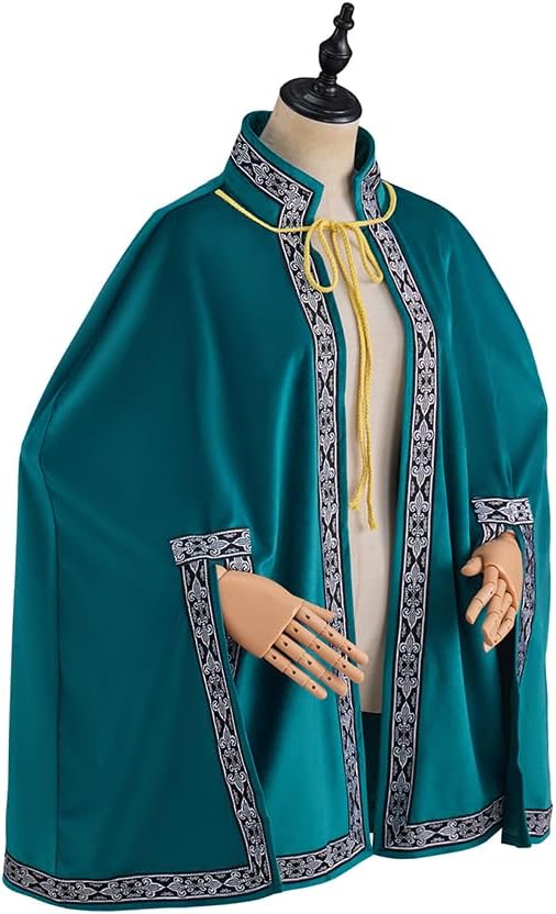 Tudor Womens Shoulder Cape Renaissance Medieval Shawl Half Cape Ren Faire Cloak