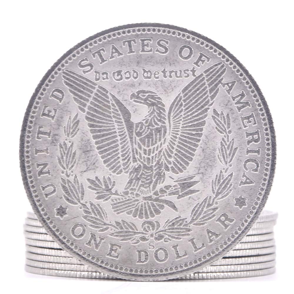 Amazon | 【手品マジック】Palming Coins/パーミングモルガンコイン 10枚入れ 超薄 マジックコイン 近景マジック道具 |  マジック・手品 | おもちゃ