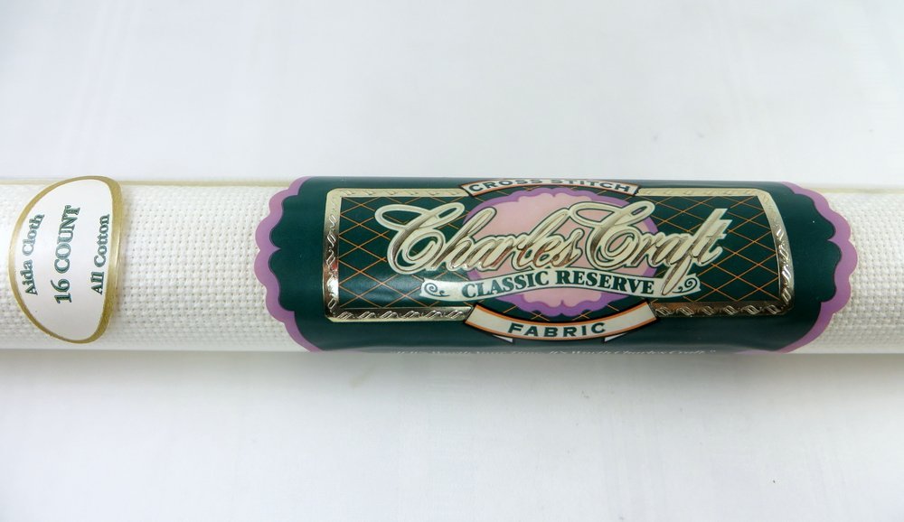 Antique White All Cotton Aida Cloth 16-Count Cross Stitch Fabric 15