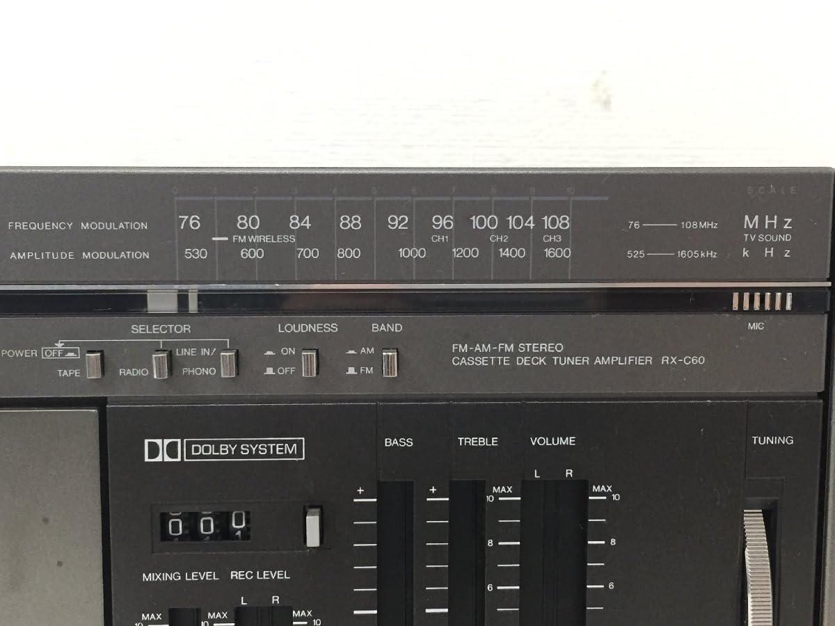 Amazon.co.jp: ナショナル ナショナル RX-C60 ラジカセ オーディオ機器