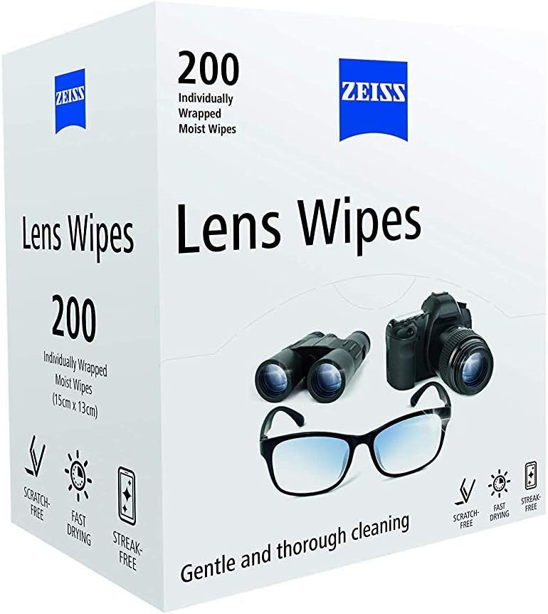 Pre-Moistened Lens Wipes for Glasses Camera Phone Cleaning 200Ct New
