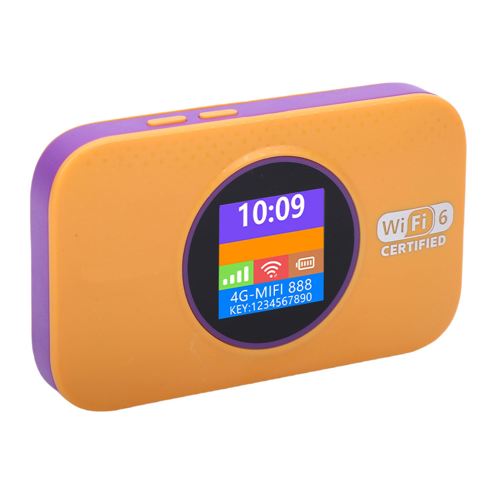 SIXRUN Router WiFi Mobile 4G LTE, WiFi 6 300Mbps (ORANGE)